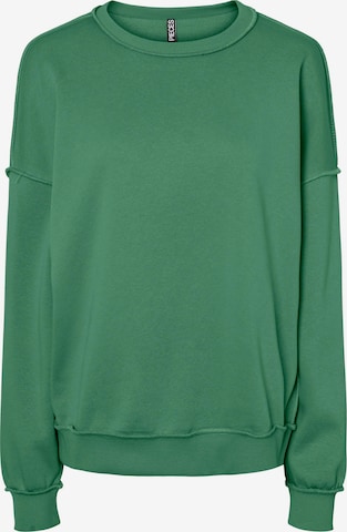 PIECES Sweatshirt 'Megan' in Green: front