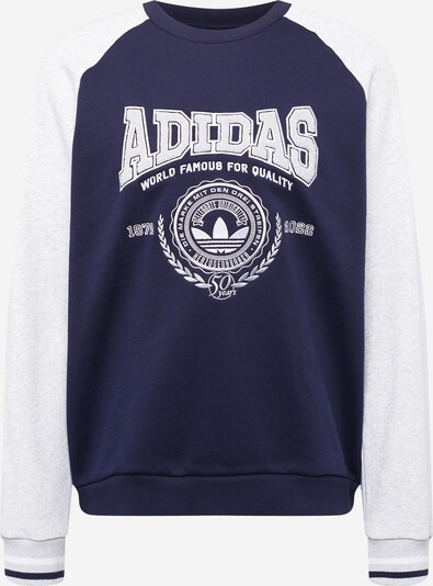 ADIDAS ORIGINALS Sweatshirt i mørkeblå / lysegrå, Produktvisning