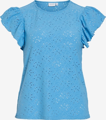 VILA Blouse 'VIKawa' in Blauw: voorkant