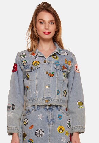 TOOche Between-season jacket in Blue: front
