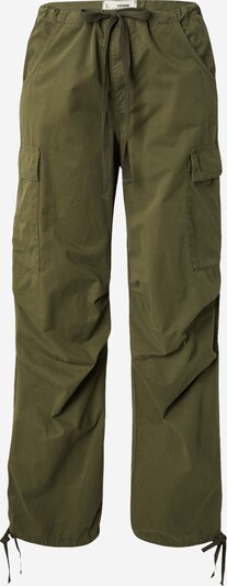 Tally Weijl Pantalon cargo en vert foncé, Vue avec produit