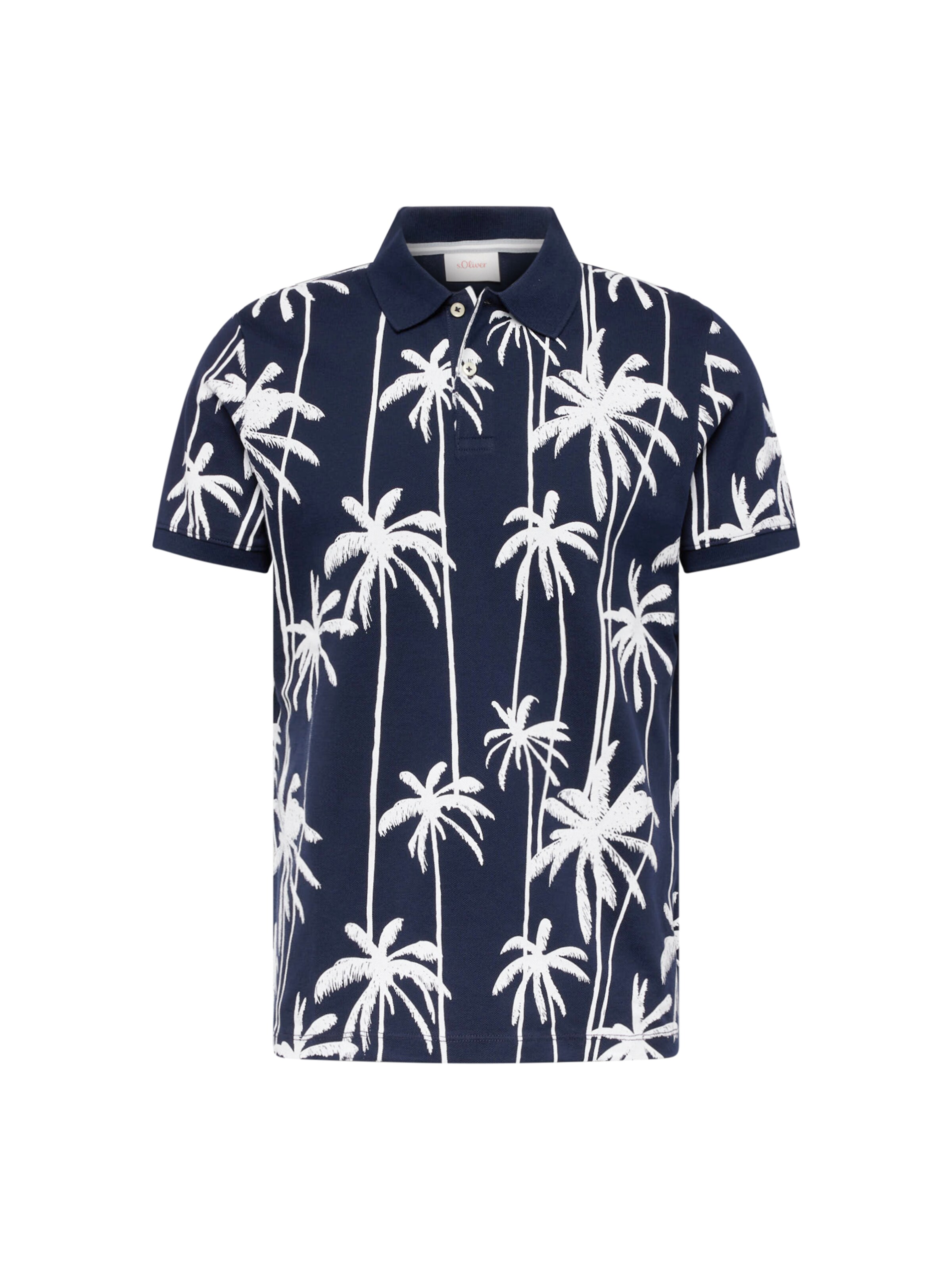 s.Oliver Shirt in Blauw: voorkant