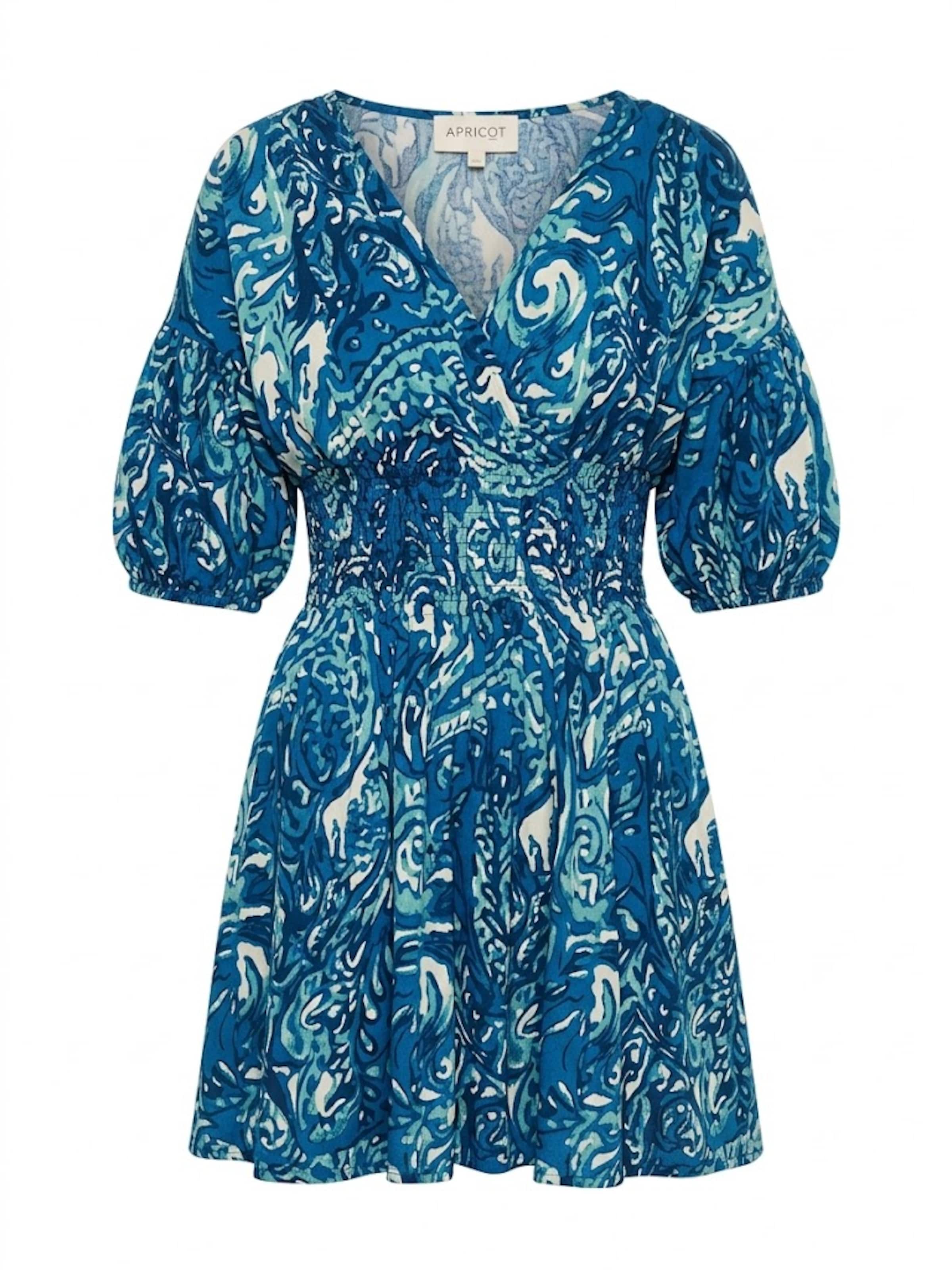 Robe ' ' Apricot en bleu : devant