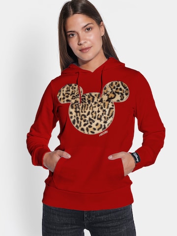 Course Sweatshirt 'Mickey Flock' in Red: front