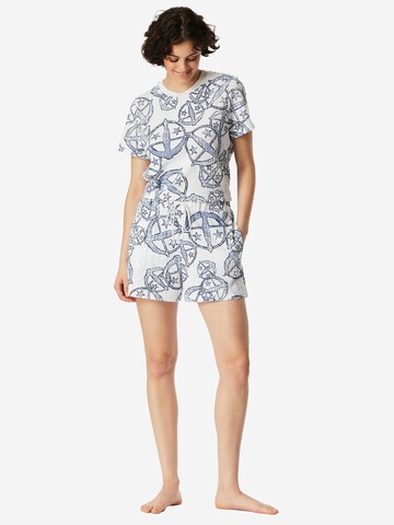 SCHIESSER Pyjamabroek ' SCHIESSER 150 YEARS ' in Blauw