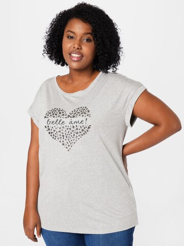 ABOUT YOU Curvy Shirt 'Glenn' in Grey: front