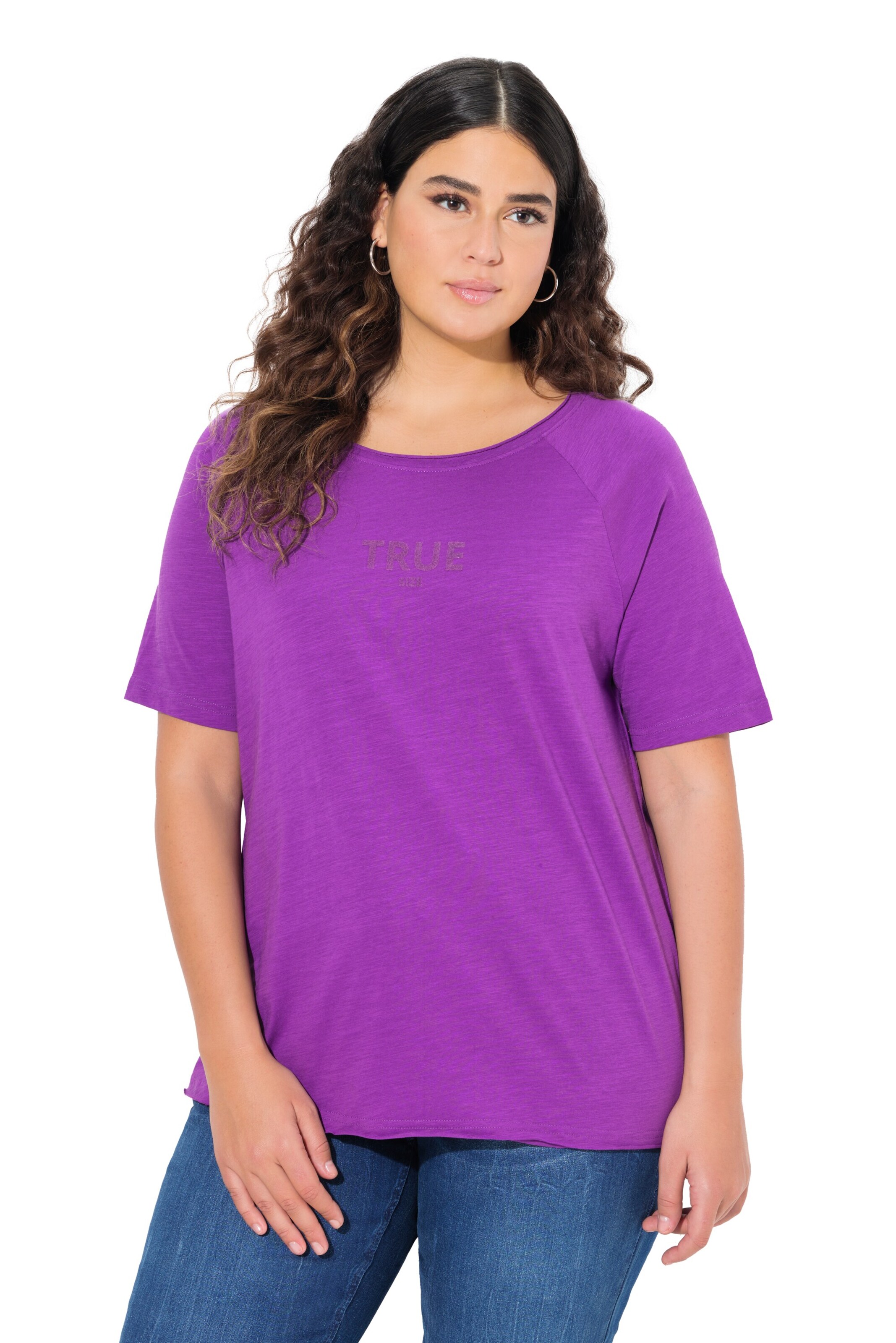 Ulla Popken Shirt in Purple: front