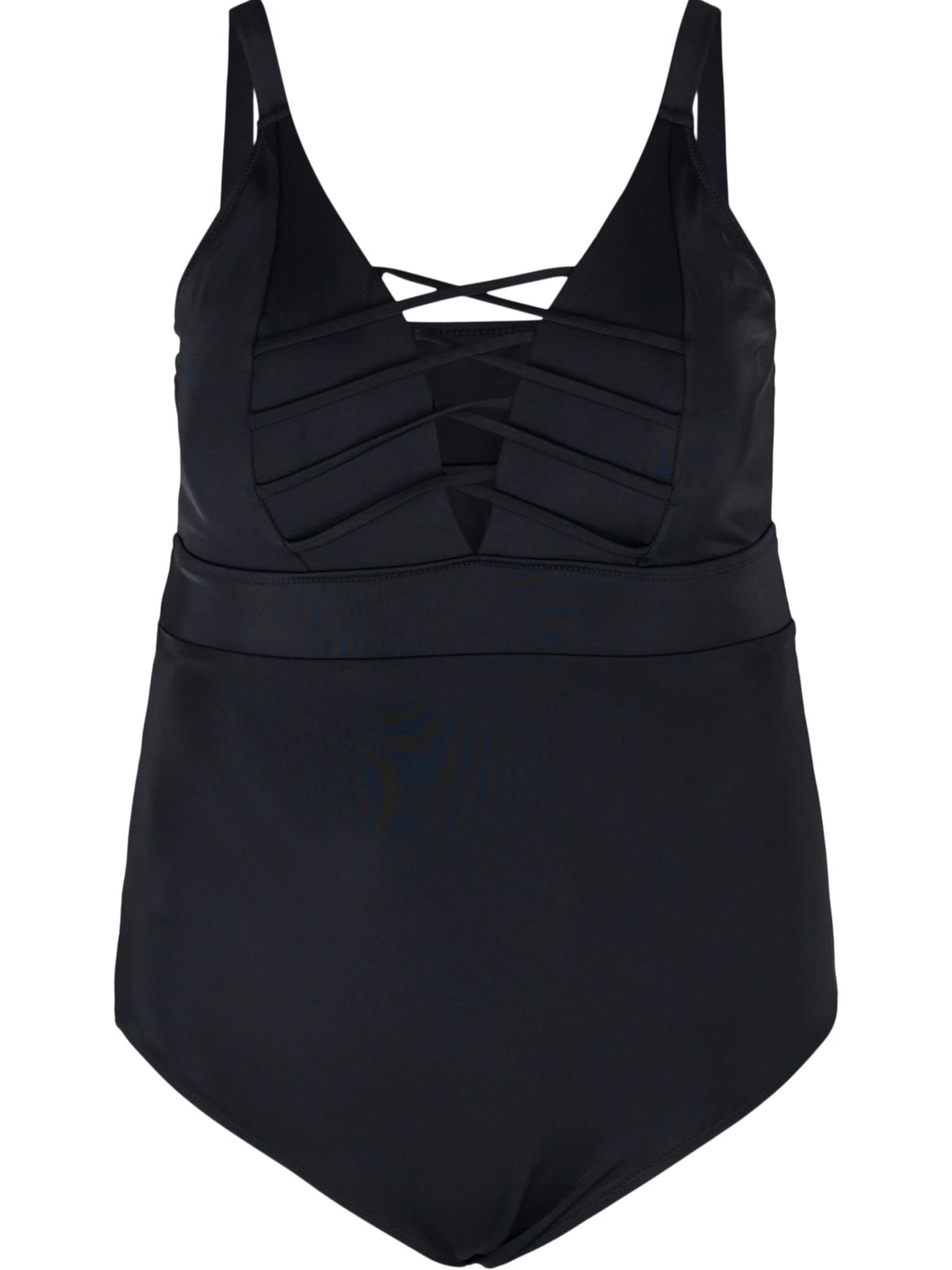 Costume intero 'SDIOR' di Swim by Zizzi in nero: frontale
