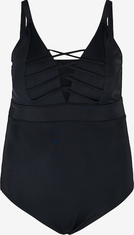 Costume intero 'SDIOR' di Swim by Zizzi in nero: frontale