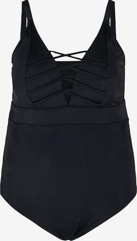 Maillot de bain 'SDIOR' Swim by Zizzi en noir : devant