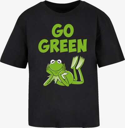 F4NT4STIC T-shirt oversize 'Disney' en vert / noir / blanc, Vue avec produit