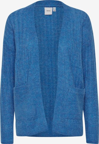 ICHI Knit Cardigan ' KAMARA ' in Blue: front