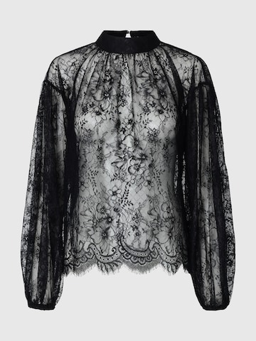 SELECTED - Blusa en negro