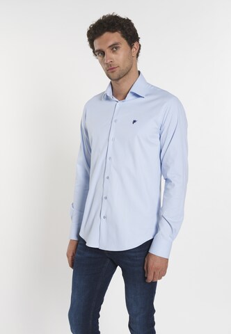 Coupe regular Chemise 'Tokio' DENIM CULTURE en bleu