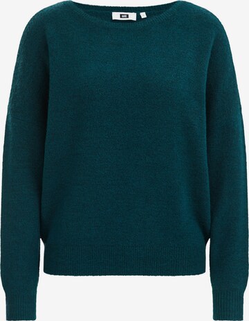 WE Fashion Sweater in Blue: front