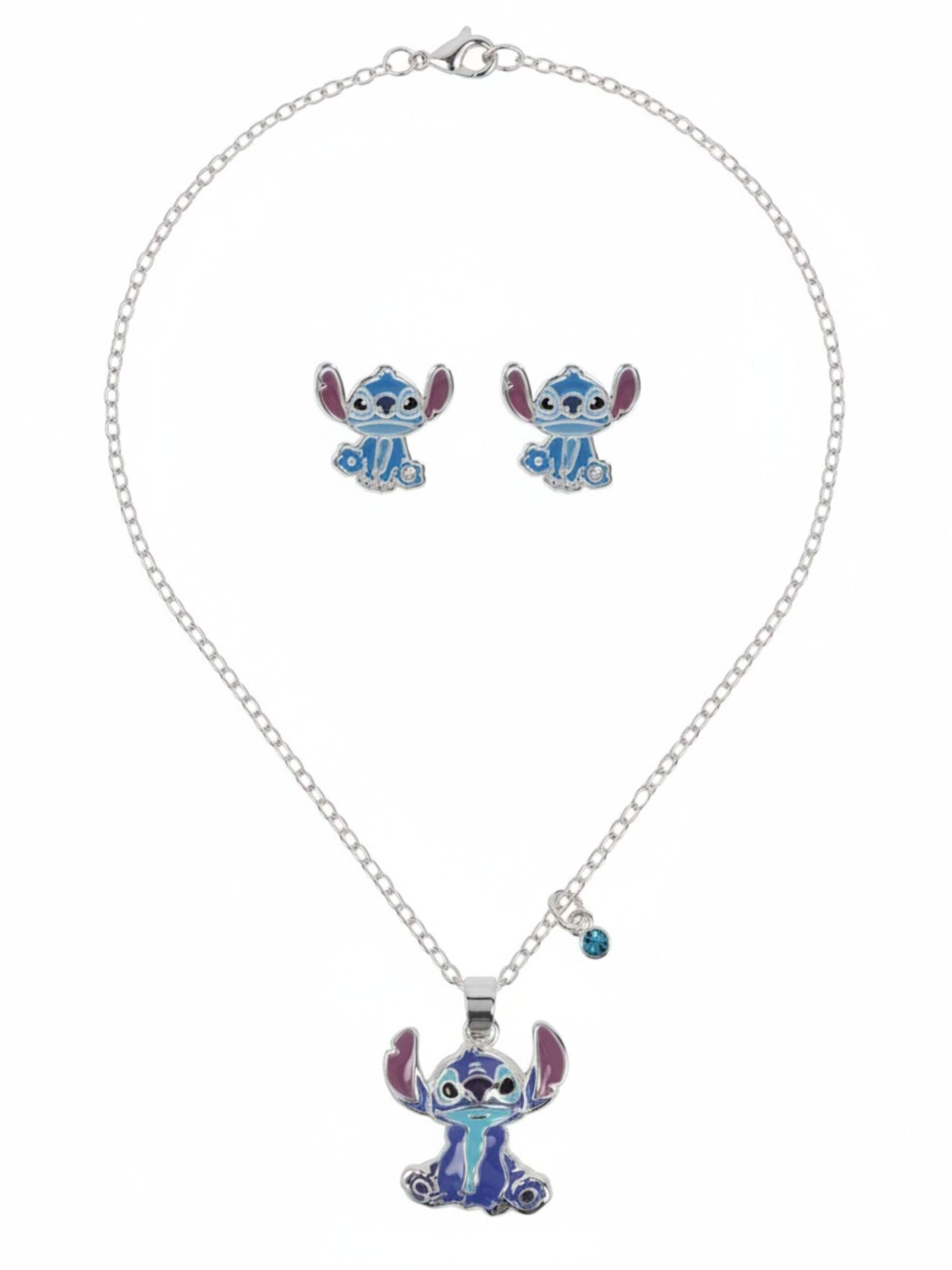 DISNEY Jewelry 'STITCH –Set' in Blue: front