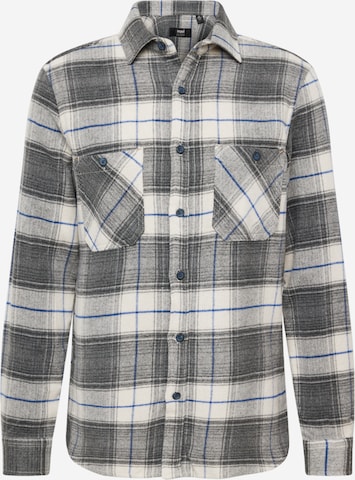 Mavi Regular fit Button Up Shirt in Grey: front