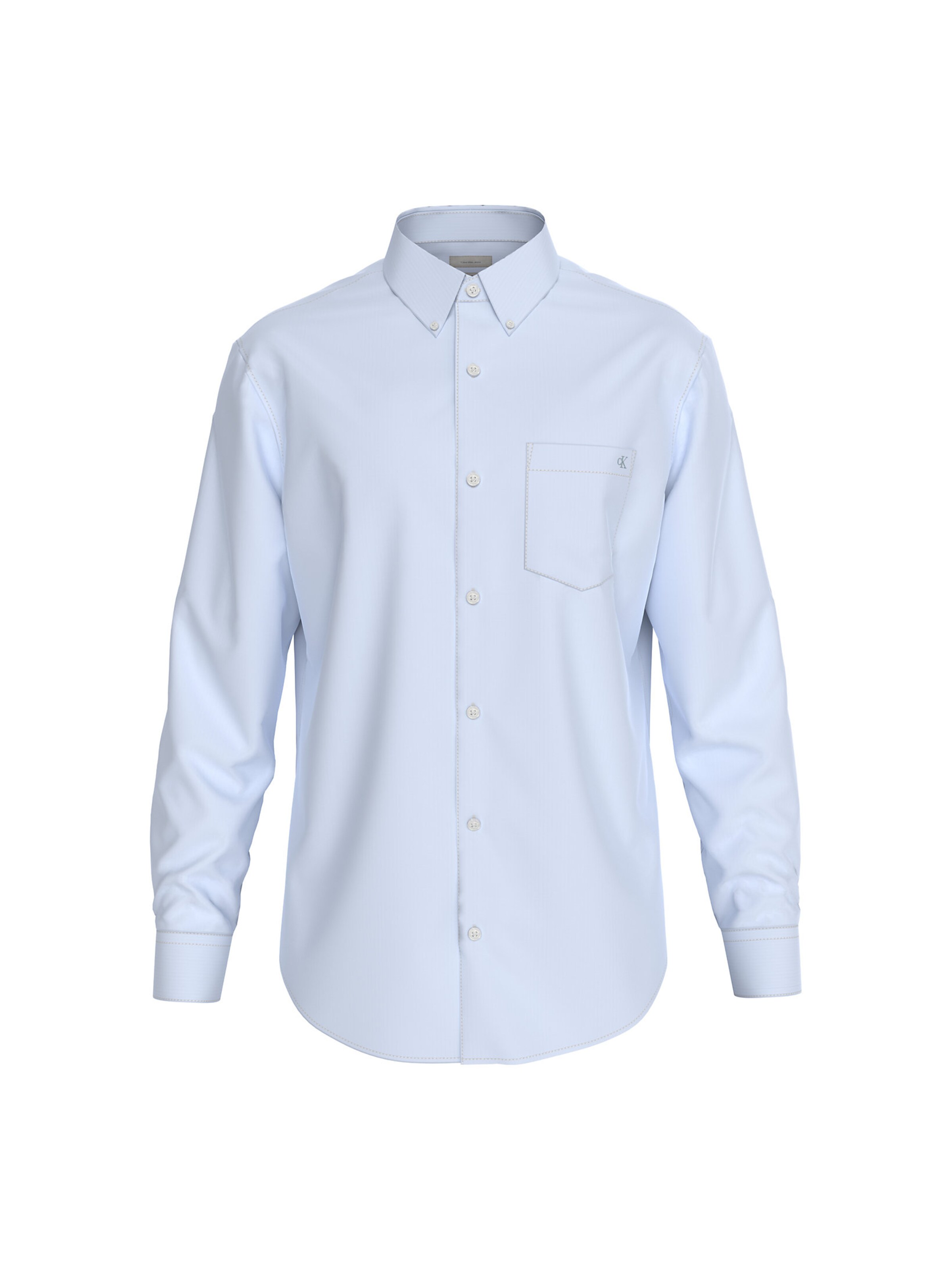 Calvin Klein Button Up Shirt in XXS in Pastel blue, Item view