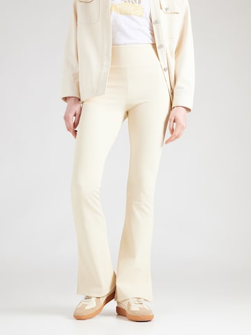 EA7 Emporio Armani Расклешенный Леггинсы в Бежевый: спереди