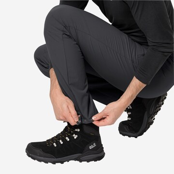 JACK WOLFSKIN Regular Outdoorhose in Schwarz