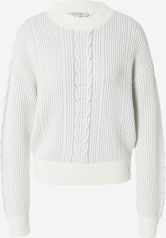 comma casual identity Sweater in White: front