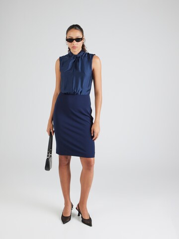 Robe fourreau SWING en bleu