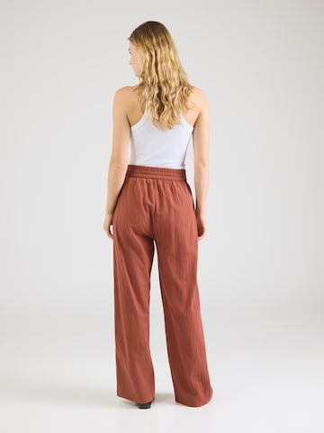 ONLY Wide leg Trousers 'ONLTIZANA' in Brown