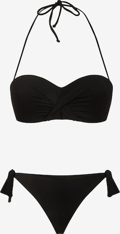 Bikinville Bikini 'Iris' i svart: framsida