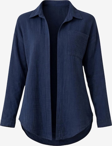 WENOR Bluse 'NALYA' in Blau: Vorderseite