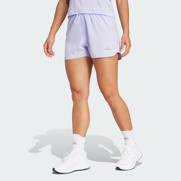 ADIDAS PERFORMANCE Regular Sports trousers 'Run It' in Purple: front