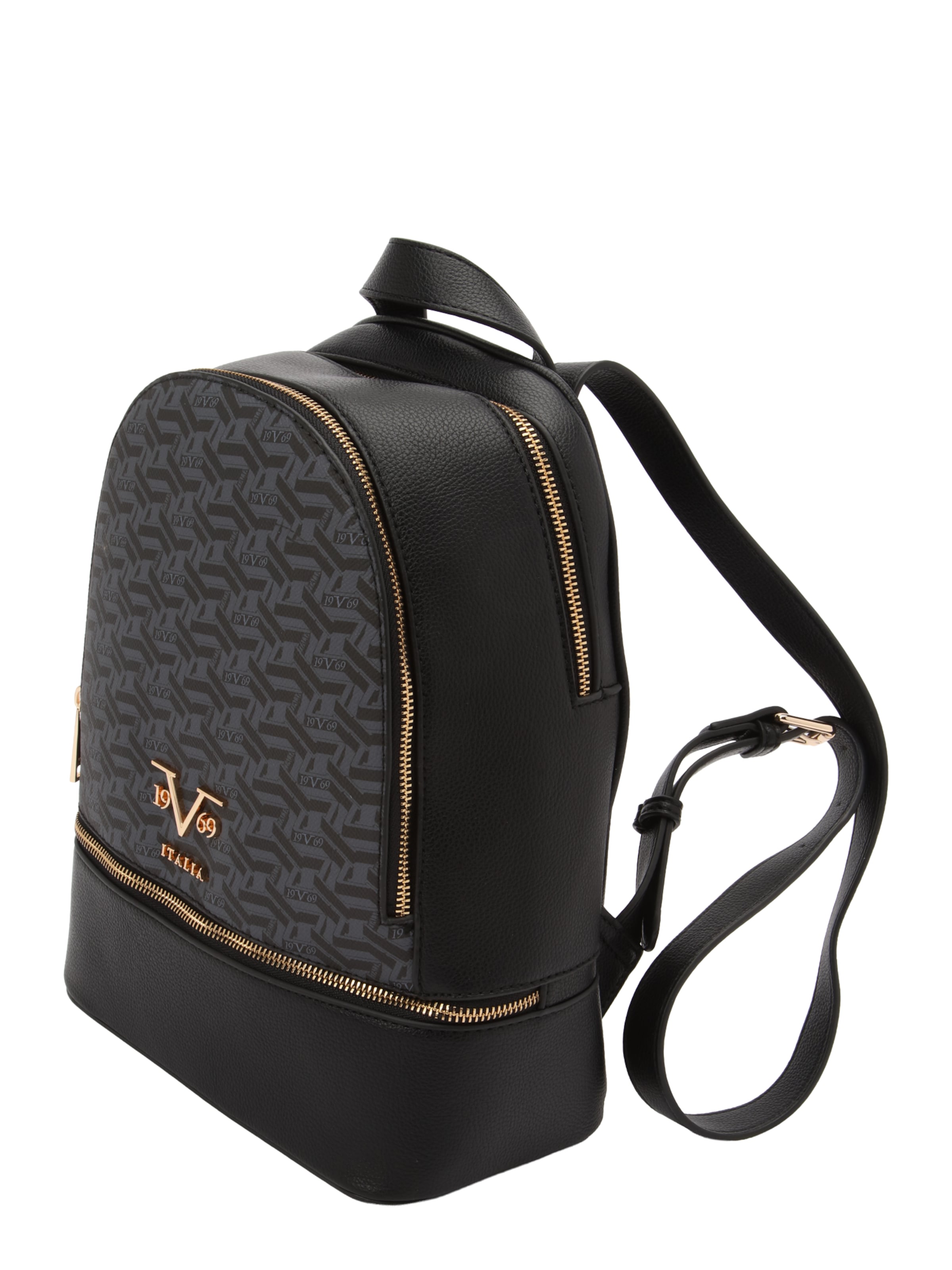 19V69 ITALIA Backpack 'Robi AOP' in Grey