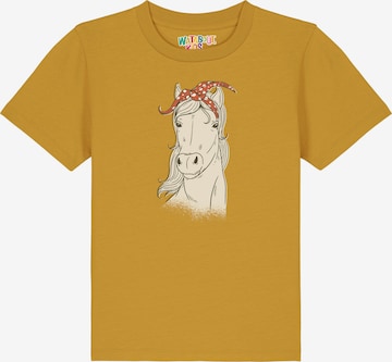 watabout.kids Shirt 'Pferd' in Geel: voorkant