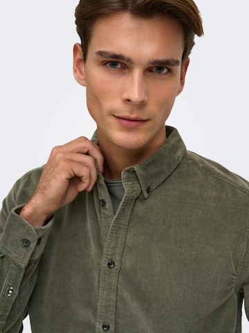 Only & Sons - Camisa 'Michael' en verde