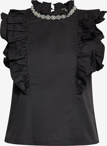 faina Blouse in Black: front