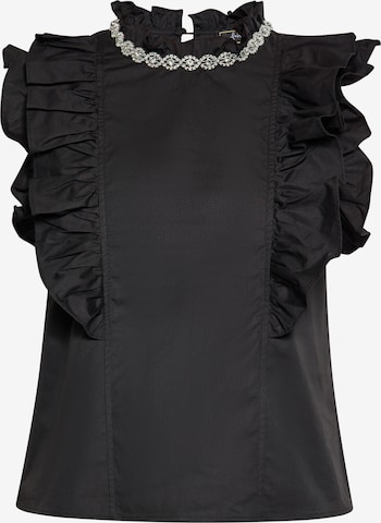 faina - Blusa en negro: frente