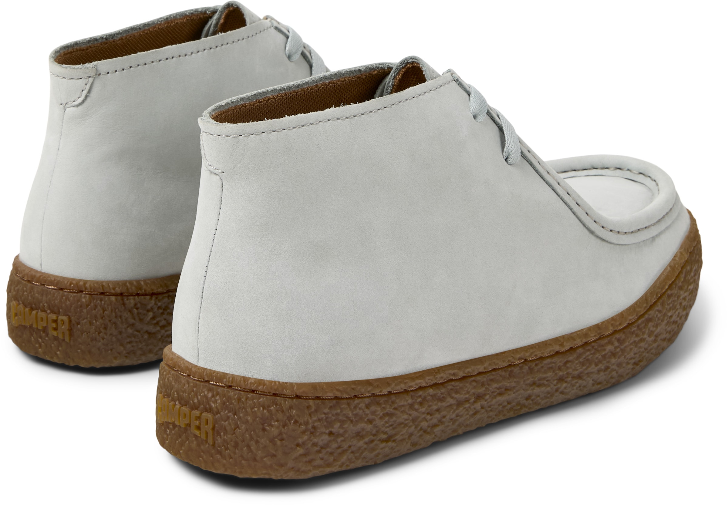 CAMPER Lace-up bootie 'Peu Terreno' in Grey