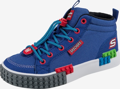 Skechers Kids Sneaker in blau / grau / grün / rot / weiß, Produktansicht
