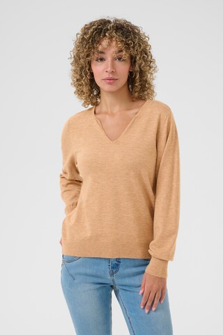 Pullover 'Dela' di Cream in beige: frontale
