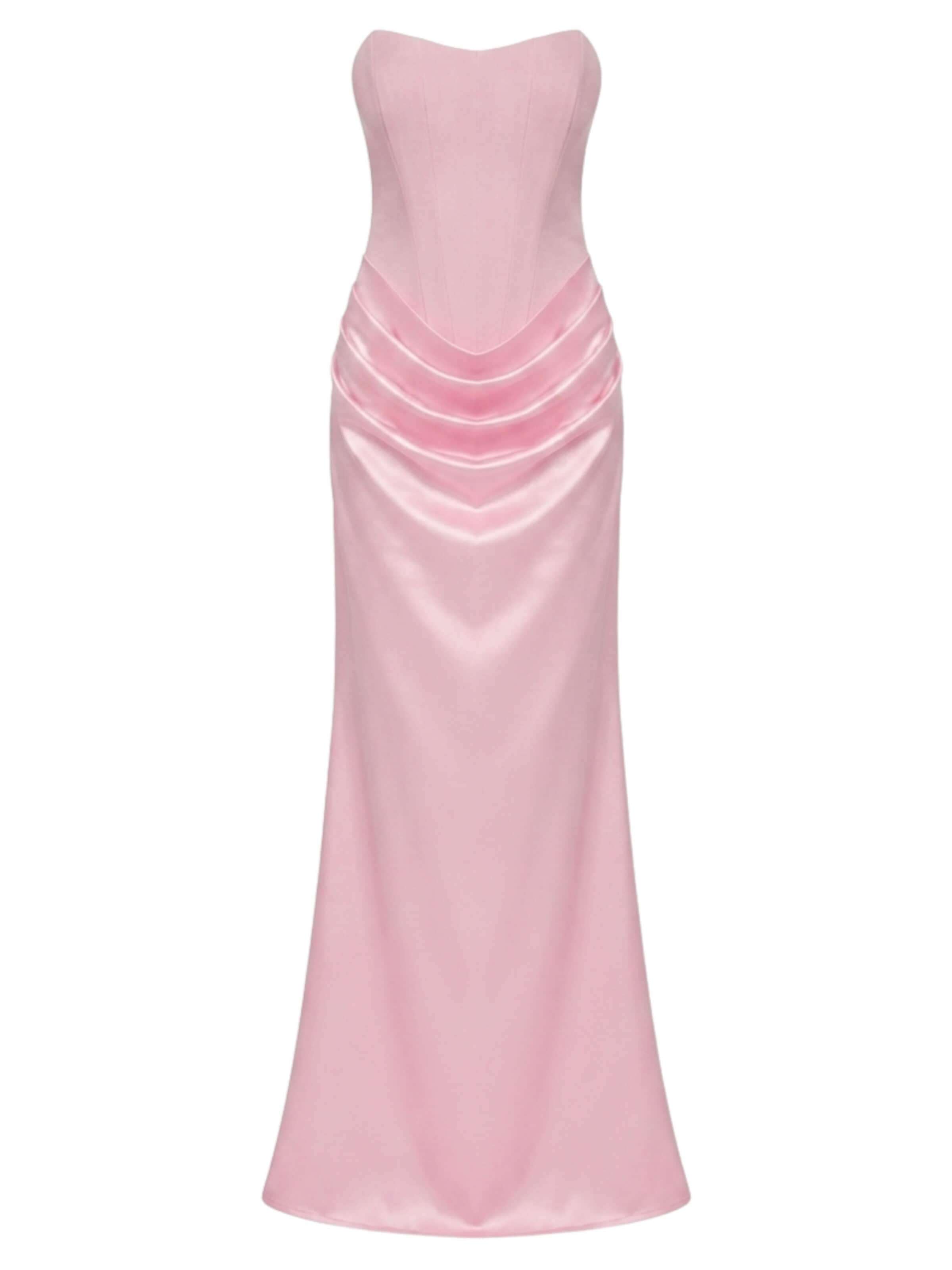 Ombre Evening dress in Pink: front