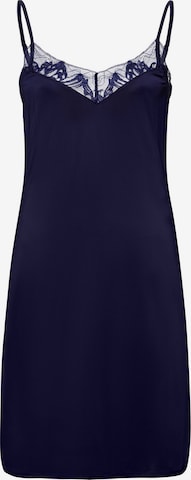 Hanro Negligée 'Eva' in Blau: Vorderseite