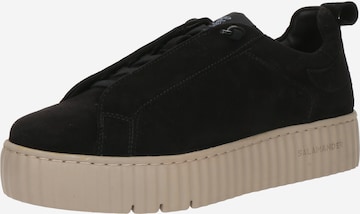 SALAMANDER Platform trainers in Black: front