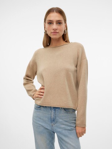 VERO MODA Sweater 'VMSABA' in Beige