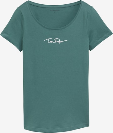 TOM TAILOR Shirt in Green: front