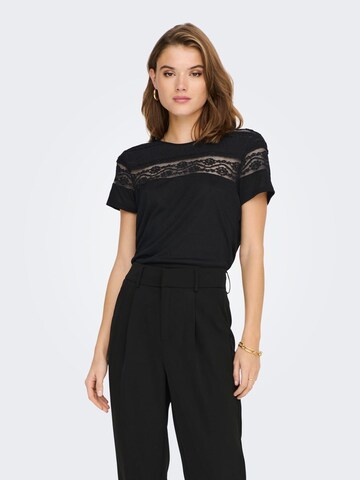 ONLY - Camiseta 'Sadia' en negro: frente