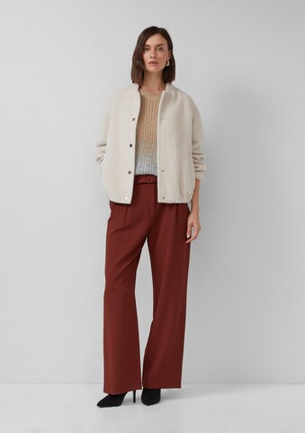 Loosefit Pantalon à pince s.Oliver en rouge