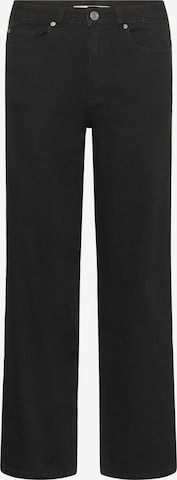 Kaffe Wide leg Jeans 'Andrea' in Black: front