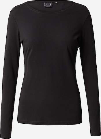 4F Performance Shirt in Black: front