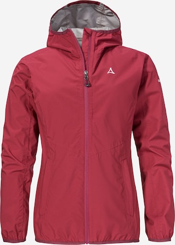 Schöffel Outdoor Jacket in Red: front