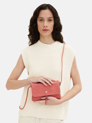 TOM TAILOR Crossbody Bag 'Luna' in Red: front