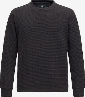 Felpa 'Arkven' di INDICODE JEANS in nero: frontale